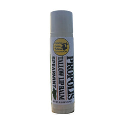 Spearmint Propolis Tallow Lip Balm — Bamboo Tube
