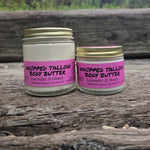 Greene Grass Lavender & Honey whipped tallow moisturizer in 2 oz and 4 oz jars.